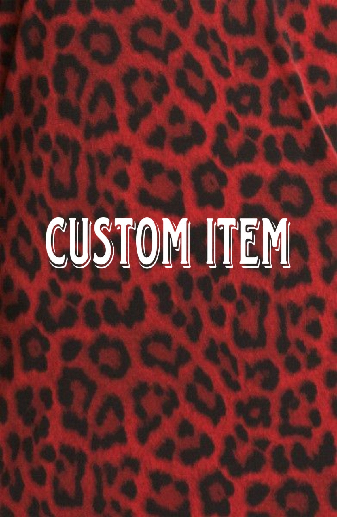 Custom bedazzled product
